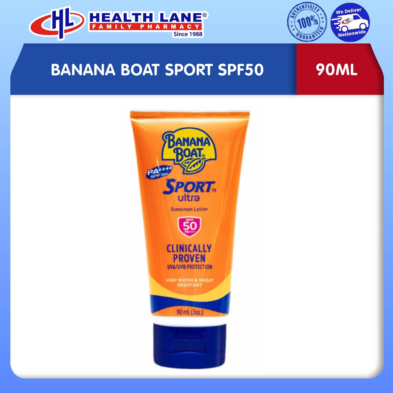 BANANA BOAT SPORT SPF50 90ML